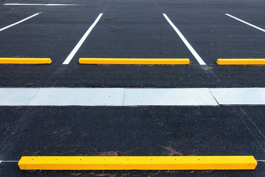 Commercial Parking Lot Line Striping